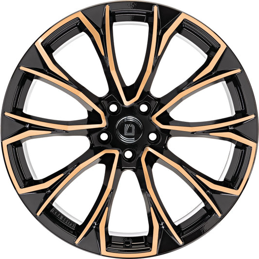 Arcasting Century neros bronze machined 8.5x20 ET43 - LK5/112 ML66.6
