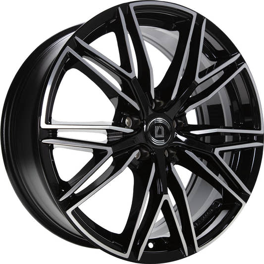 Arcasting Predator neros machined 8x19 ET35 - LK5/112 ML66.6
