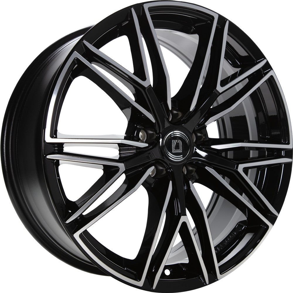 Arcasting Predator neros machined 8x19 ET43 - LK5/112 ML66.6