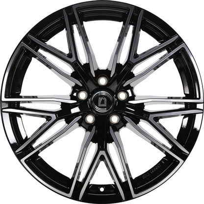 Arcasting Predator neros machined 8x19 ET43 - LK5/112 ML66.6