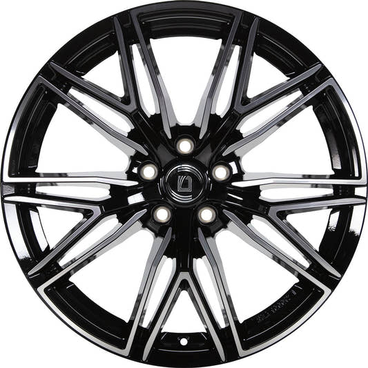 Arcasting Predator neros machined 8x19 ET30 - LK5/120 ML72.6