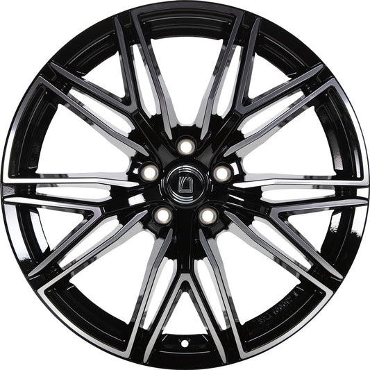 Arcasting Predator neros machined 8x19 ET30 - LK5/120 ML72.6