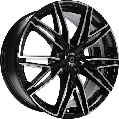 Arcasting Predator neros machined 9x19 ET40 - LK5/112 ML66.6