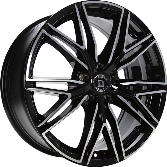 Arcasting Predator neros machined 9x19 ET40 - LK5/112 ML66.6