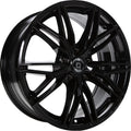 Arcasting Predator neros Alufelge 8x19 Zoll ET43 LK 5x114.3 ML67.1