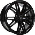 Arcasting Predator nero Alufelge 8x19 Zoll ET43 LK 5x114.3 ML67.1