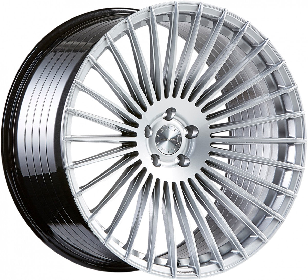 Corspeed Atmos silver Alufelge 9.5x22 Zoll ET25 LK 5x112 ML73.1