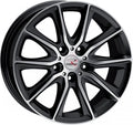 R-Style Wheels SR13 black front polished Alufelge 6.5x16 Zoll ET50 LK 5x120 ML65.1