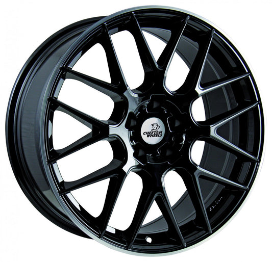 Cheetah Wheels CV.03 black horn polished 8.5x19 ET45 - LK5/112 ML70.4