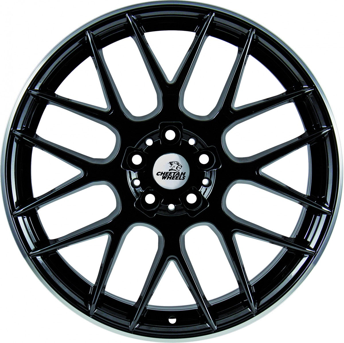 Cheetah Wheels CV.03 black horn polished Alufelge 8.5x20 Zoll ET30 LK 5x112 ML70.4 – Bild 2