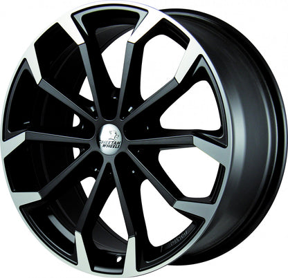 Cheetah Wheels CV.04 black matt polished Alufelge 8x18 Zoll ET42 LK 5x112 ML70.4 – Bild 5