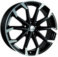 Cheetah Wheels CV.04 black matt polished Alufelge 8x19 Zoll ET38 LK 5x112 ML70.4