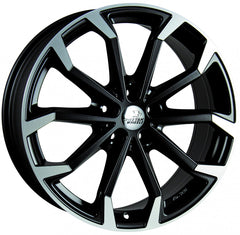 Cheetah Wheels CV.04 black matt polished Alufelge 8x19 Zoll ET38 LK 5x112 ML70.4