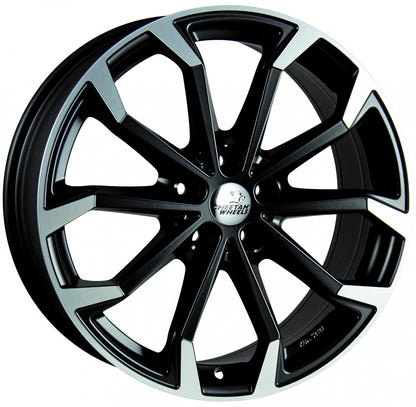 Cheetah Wheels CV.04 black matt polished 8x19 ET38 - LK5/112 ML70.4