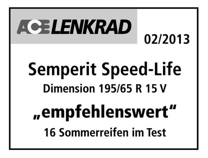 Semperit Speed Life DOT19 215/65 R15 96H DOT DOT19 – Bild 3