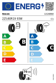 Nexen N 8000 XL DOT23 225/40 R19 93W DOT DOT23 – EU-Reifenlabel