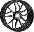 Proline Techart Formula VII Race black polished Alufelge 9.5x20 Zoll ET42 LK 1x1 ML84