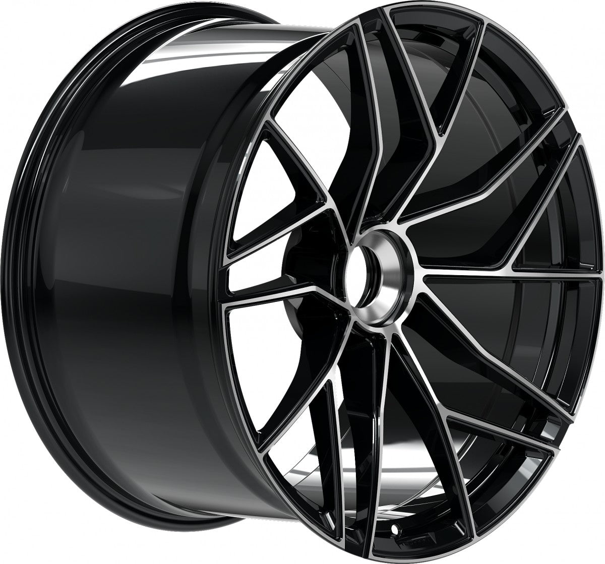 Proline Techart Formula VII Race black polished Alufelge 9.5x20 Zoll ET42 LK 1x1 ML84 – Bild 4