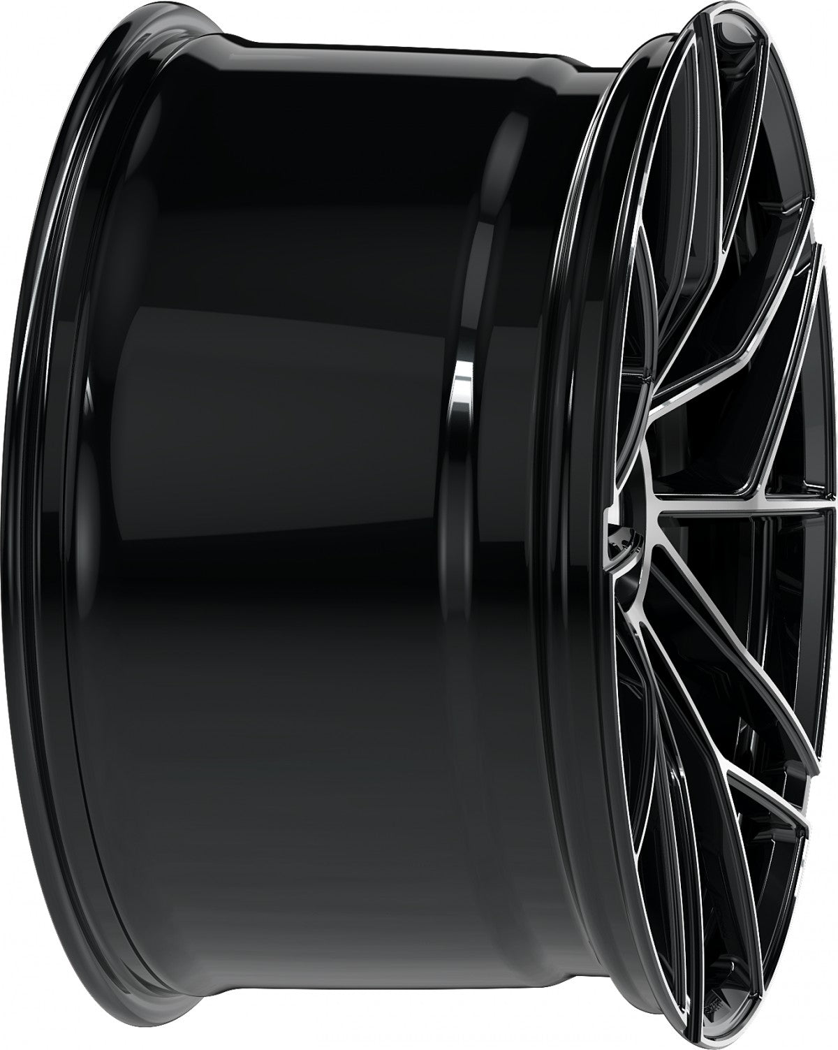 Proline Techart Formula VII Race black polished Alufelge 9.5x20 Zoll ET42 LK 1x1 ML84 – Bild 6