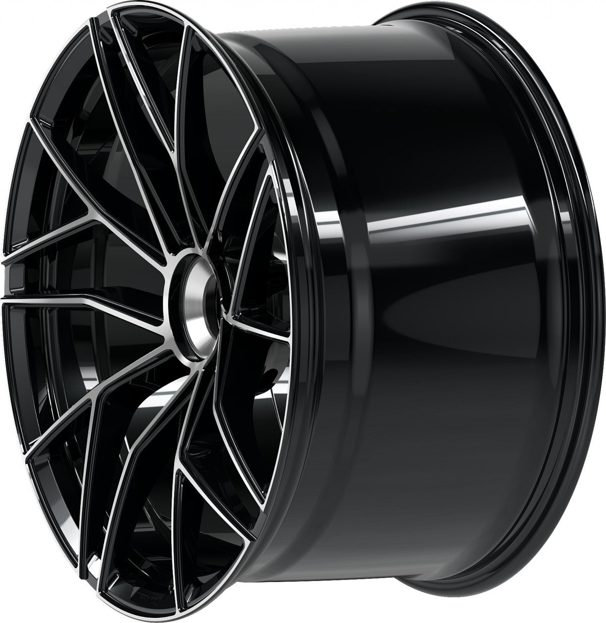Proline Techart Formula VII Race black polished Alufelge 9.5x20 Zoll ET42 LK 1x1 ML84 – Bild 10