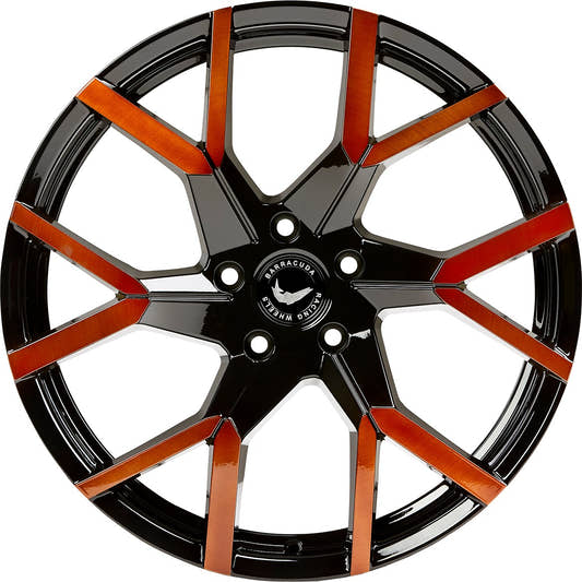 Barracuda Tzunamee EVO black gloss flashcopper Alufelge 9x20 Zoll ET40 LK 5x114.3 ML73.1 – Bild 2