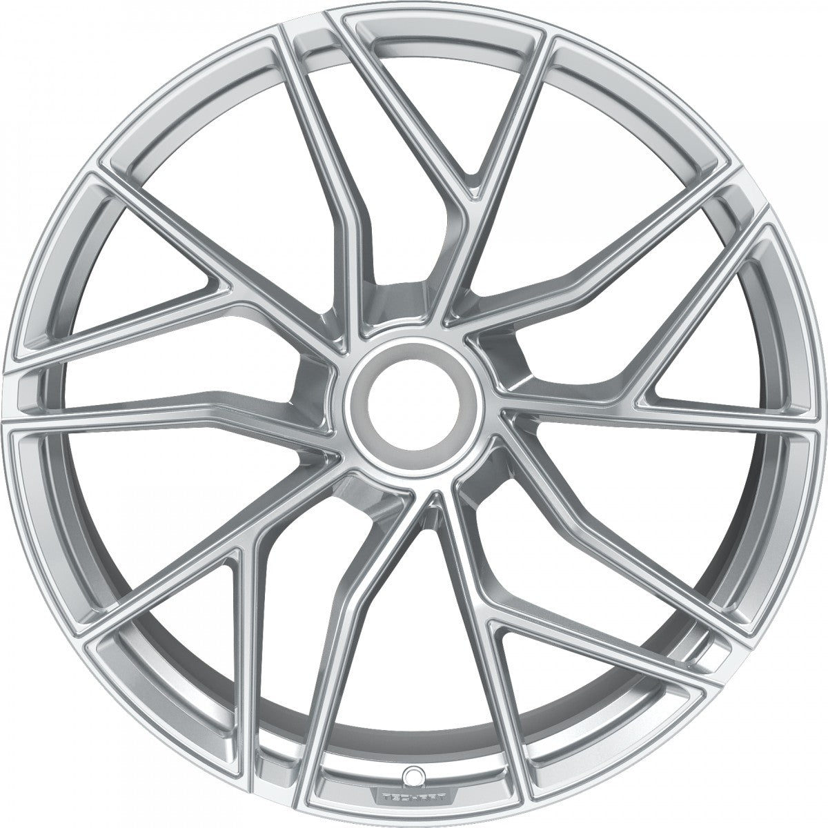 Proline Techart Formula VII Race arctic silver Alufelge 9.5x20 Zoll ET42 LK 1x1 ML84 – Bild 2