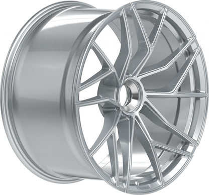 Proline Techart Formula VII Race arctic silver Alufelge 9.5x20 Zoll ET42 LK 1x1 ML84 – Bild 4