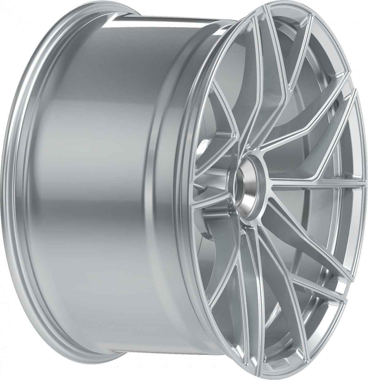 Proline Techart Formula VII Race arctic silver Alufelge 9.5x20 Zoll ET42 LK 1x1 ML84 – Bild 5
