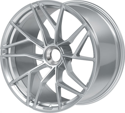 Proline Techart Formula VII Race arctic silver Alufelge 9.5x20 Zoll ET42 LK 1x1 ML84 – Bild 8