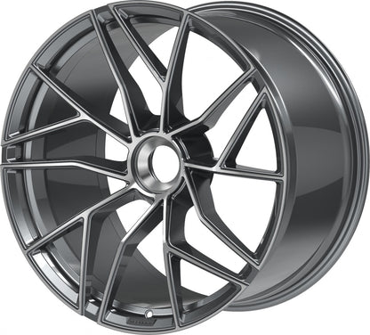 Proline Techart Formula VII Race grey polished Alufelge 9.5x20 Zoll ET42 LK 1x1 ML84 – Bild 8