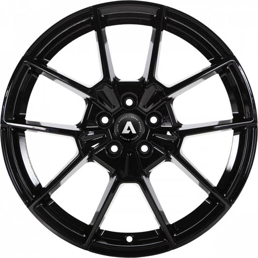 Akoni AK07 black Alufelge 7.5x18 Zoll ET25 LK 5x112 ML66.6 – Bild 2