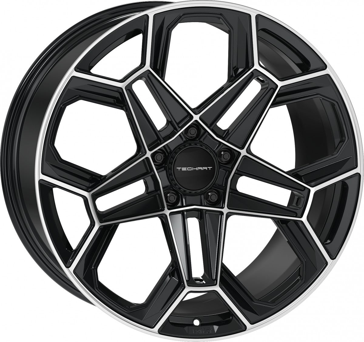 Proline Techart Daytona II black polished Alufelge 9x21 Zoll ET43 LK 5x130 ML71.5