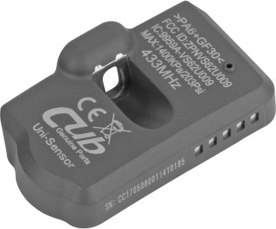 CUB Truck-System SET EVO - Sensor + Befestigungsgurt (per 10 Stück) 19.5'' 433 MHz Universalprotokoll