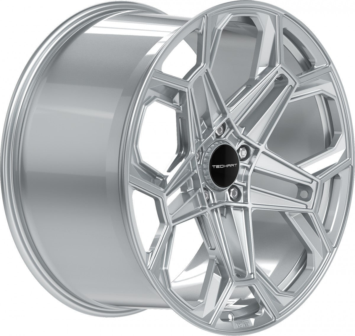 Proline Techart Daytona II arctic silver Alufelge 9x21 Zoll ET43 LK 5x130 ML71.5 – Bild 4