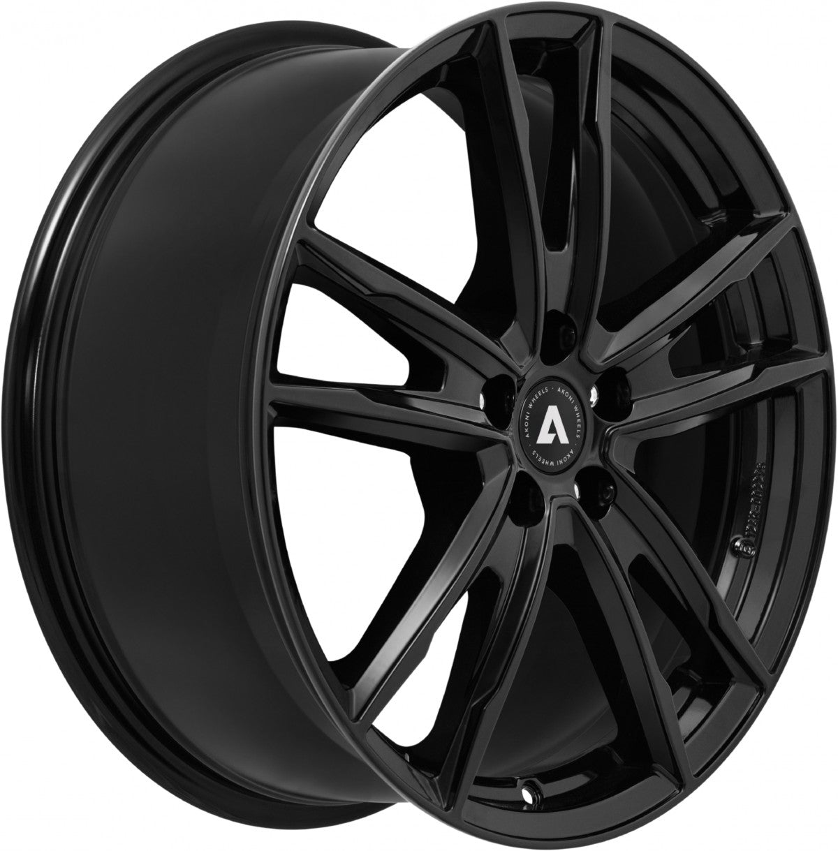 Akoni AK08 black Alufelge 7x18 Zoll ET34 LK 5x114.3 ML66.1 – Bild 3