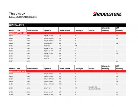 Bridgestone AX41 (TT) 4.60-18 63P – Bild 2