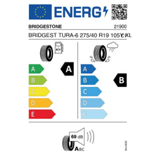 Bridgestone Turanza 6 275/40 R19 105Y – Bild 2