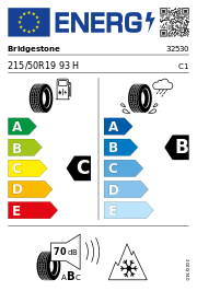 Bridgestone Turanza ALL Season 6 3PMSF 215/50 R19 93H