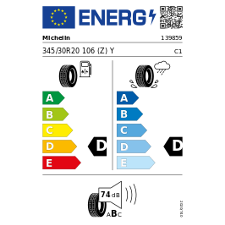 Michelin Pilot Sport CUP 2 R FP FRV 345/30 R20 106Y – Bild 2