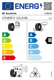 BF Goodrich All-Terrain TA KO2 RWL M+S 3PMSF 275/65 R17 121/118SS