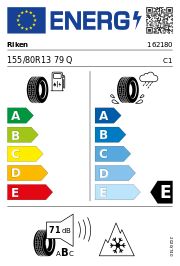 Riken Snowtime 3PMSF 155/80 R13 79Q