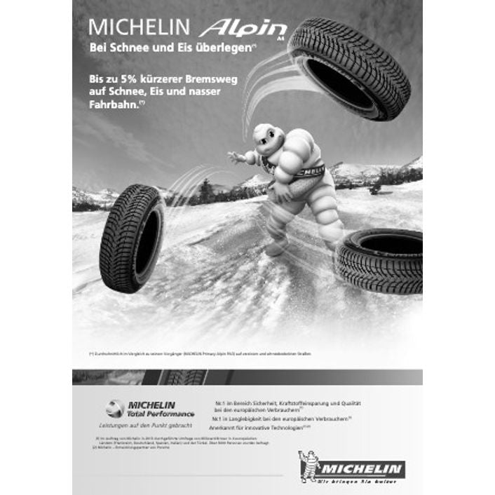 Michelin Alpin A4 GRNX 3PMSF 175/65 R15 84T – Bild 3