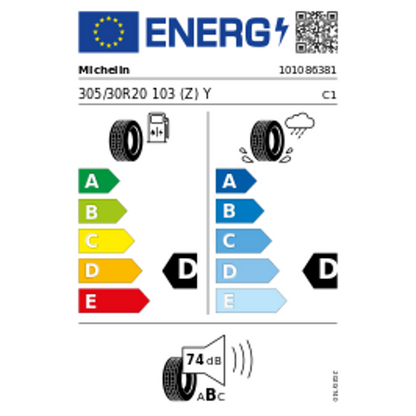 Michelin Pilot Sport CUP 2 R K1 XL 305/30 R20 103Y – Bild 2