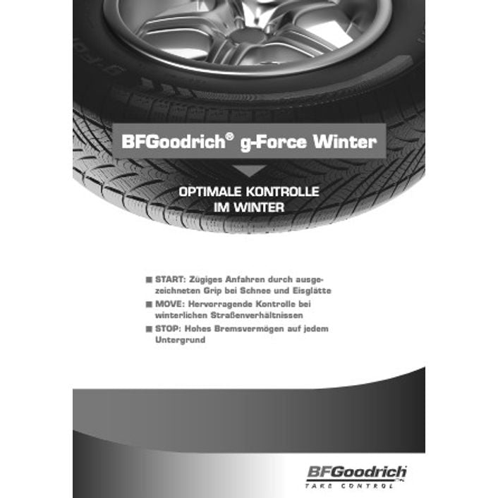 BF Goodrich G Force Winter 3PMSF EL 205/45 R17 88V – Bild 3