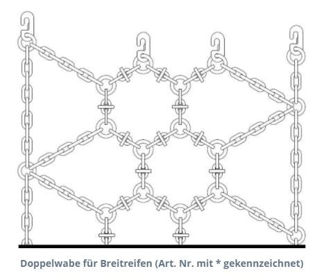 Ottinger Schneekette Netz XT 371811 (31x15.50-15 D=750mm, B=370mm) – Bild 5
