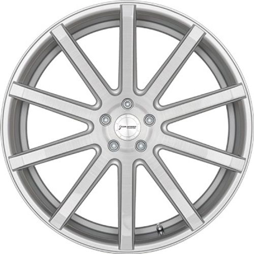 Corspeed Deville silver-brushed-surface Alufelge 8.5x19 Zoll ET45 LK 5x112 ML73.1 – Bild 2