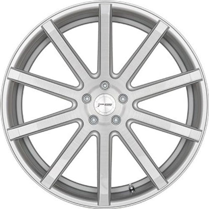 Corspeed Deville silver-brushed-surface Alufelge 8.5x19 Zoll ET45 LK 5x112 ML73.1 – Bild 2