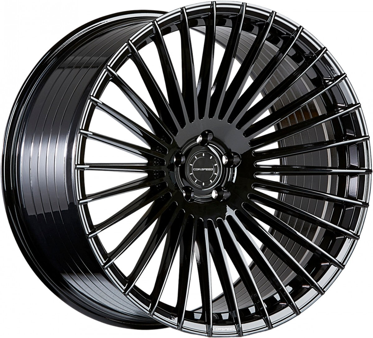 Corspeed Atmos higloss-black Alufelge 9.5x22 Zoll ET35 LK 5x114.3 ML73.1