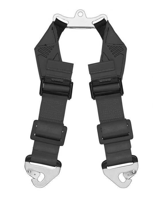 Schroth Schrittgurt II schwarz mit Ausklinkbeschlag