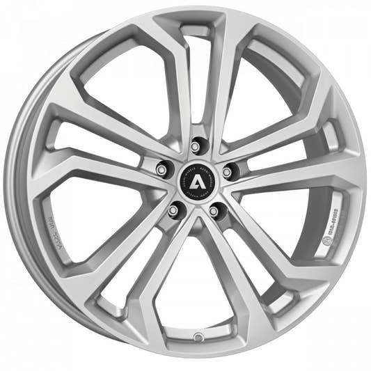 Akoni AK04 silver Alufelge 7x17 Zoll ET40 LK 5x110 ML65.1
